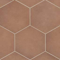 Makoto 10" x 11.5" Hexagon Matte Porcelain Tile in Umi Terracotta - gvrkkpertyoimnoaagfx@2x.jpg