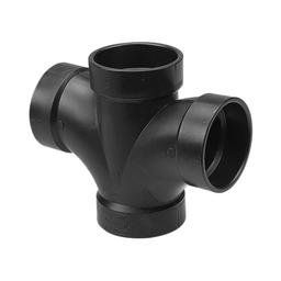 DWV Double Sanitary Tee, 3 x 1-1/2 in, Hub, ABS - gxgvximyoulvt1xrkybi@2x.jpg