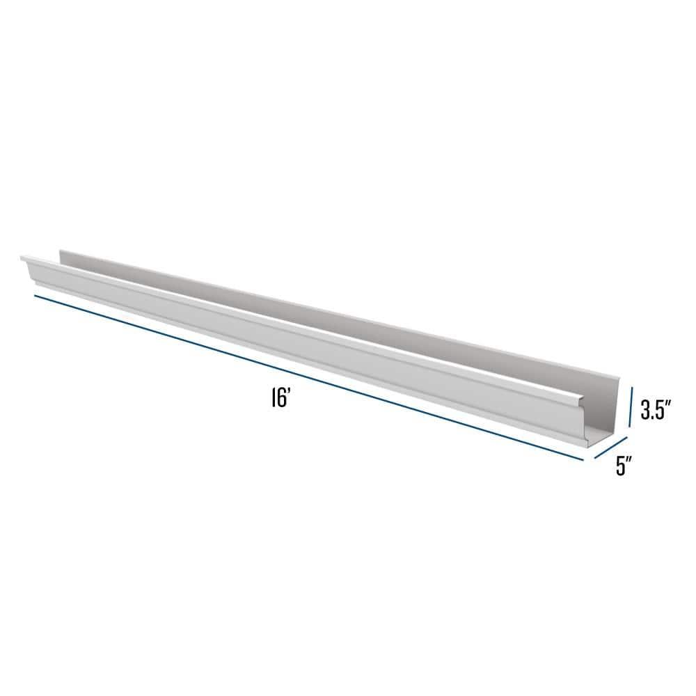5 in. x 16 ft. White Aluminum K-Style Gutter - gxoibkgaqbcw9ucuprh4@2x.jpg