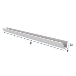 5 in. x 16 ft. White Aluminum K-Style Gutter - gxoibkgaqbcw9ucuprh4@2x.jpg