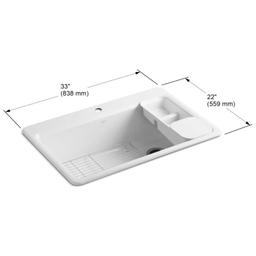 Riverby 33" Single Basin Top-Mount Enameled Cast-Iron Kitchen Sink - gyb6ls3lkld0wry0smli@2x.jpg