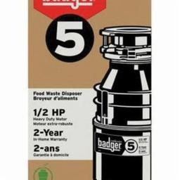 Badger® 5 Corded Garbage Disposal, 1/2 hp, 120 VAC, 1 ph - gynjkh9omaz99sexun62@2x.jpg