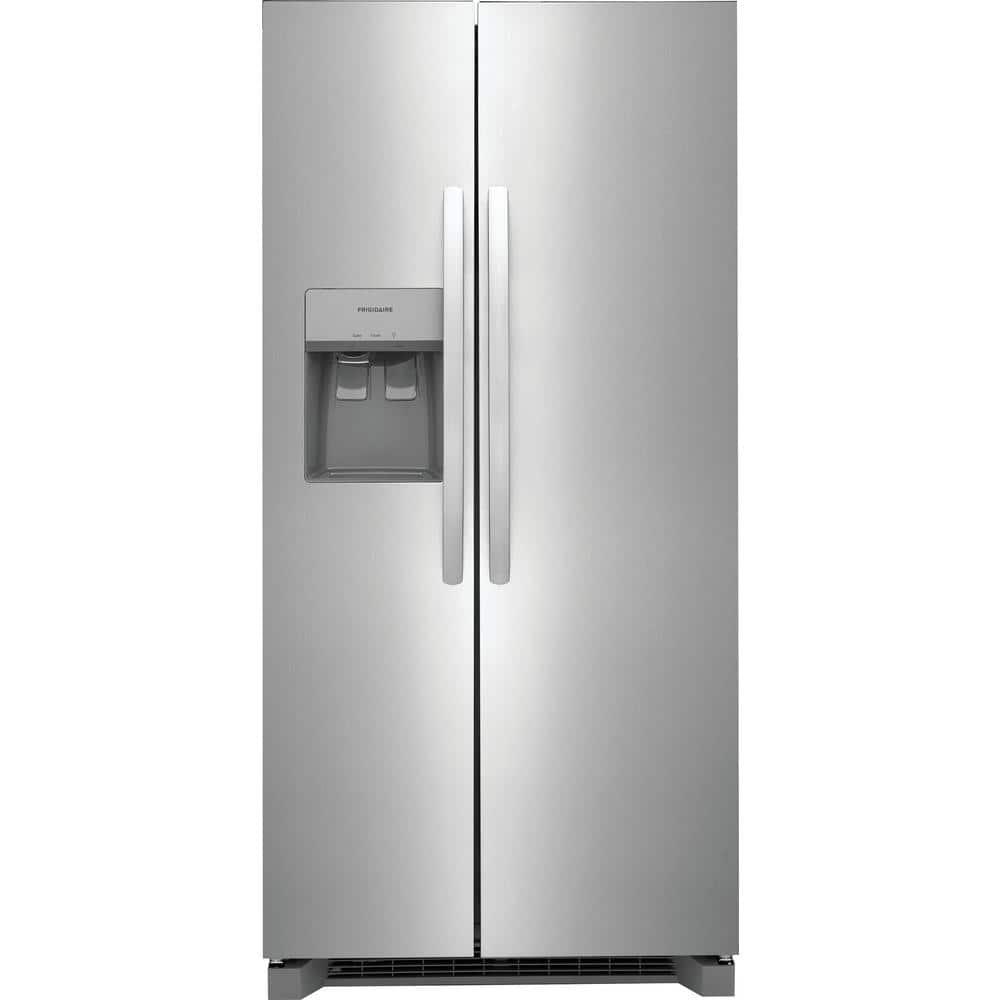 33 in. 22.3 cu. ft. Side by Side Refrigerator in Stainless Steel, Standard Depth - gzb9spsyruralrdmzjhv@2x.jpg
