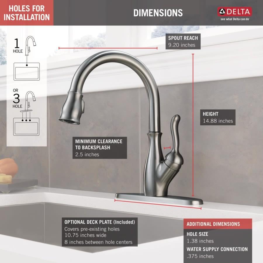 Leland Pull-Down Kitchen Faucet with Magnetic Docking Spray Head and ShieldSpray - Includes Lifetime Warranty - gze1nd4ckow5g4gt9d0e@2x.jpg