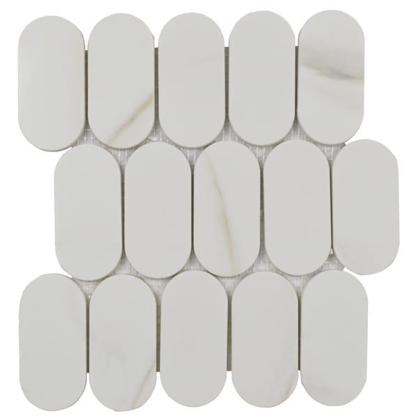 Calcata Gold Oval Mosaic 10x10