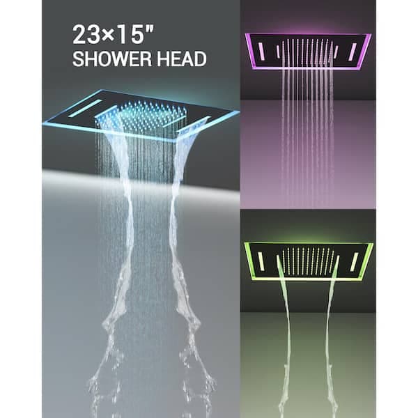 YAWWALK Thermostatic 15-Spray Ceiling Mount 23 x 15 in. Rectangle LED Mood Lighting Shower System with Valve in Matte Black CR1-S025-BI-1 - h0lsjh4lidjthrajdicr@2x.jpg