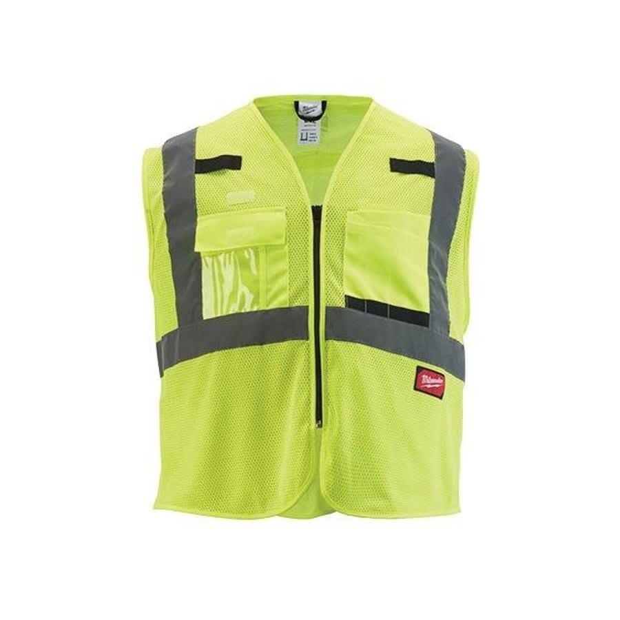 Non-Breakaway Mesh Safety Vest, L/XL, Hi-Viz Yellow, 600D Woven, Hook and Loop/Zipper Closure, 9 Pockets, ANSI Class Class 2, ANSI 107-15 Type R - h5yssuwgw0h3cziwukhz@2x.jpg