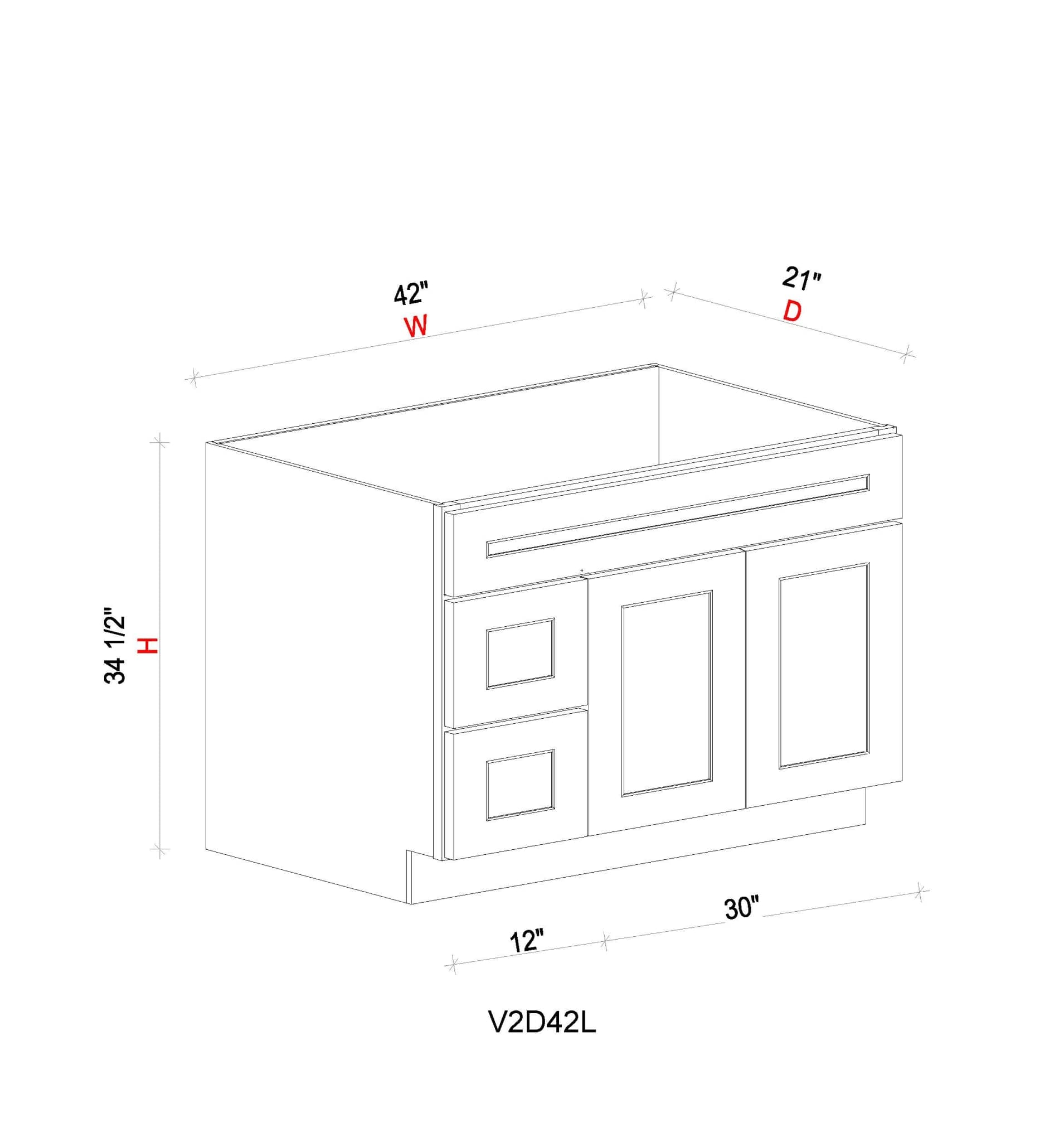 Vanity Sink Base Cabinet with Drawers Left - 42"W * 34- 1/2"H * 21"D - h6k5wyrqgq2vt3upmvxo@2x.jpg
