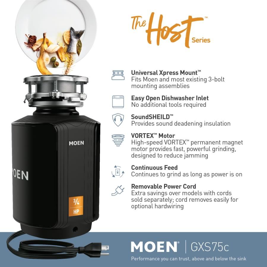 GX 3/4 HP Continuous Garbage Disposal with SoundSHIELD Technology, Vortex Motor and Power cord included. - h9l6kv6hketeehsaruce@2x.jpg