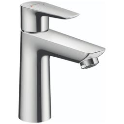 Talis E 1.2 GPM Single Hole Bathroom Faucet with QuickClean, ComfortZone and EcoRight Technology - Includes Metal Pop-Up Drain Assembly - hansgrohe-71710001-8783533@2x.jpg