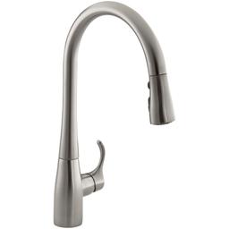 Simplice 1.5 GPM Single Hole Pull Down Kitchen Faucet - Includes Escutcheon - haynoko4ccv81jkcglqn@2x.jpg