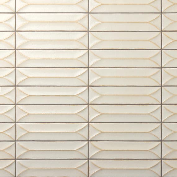 Terramater Vanilla Rectangle, Wave Crest 3.5X15 Glossy