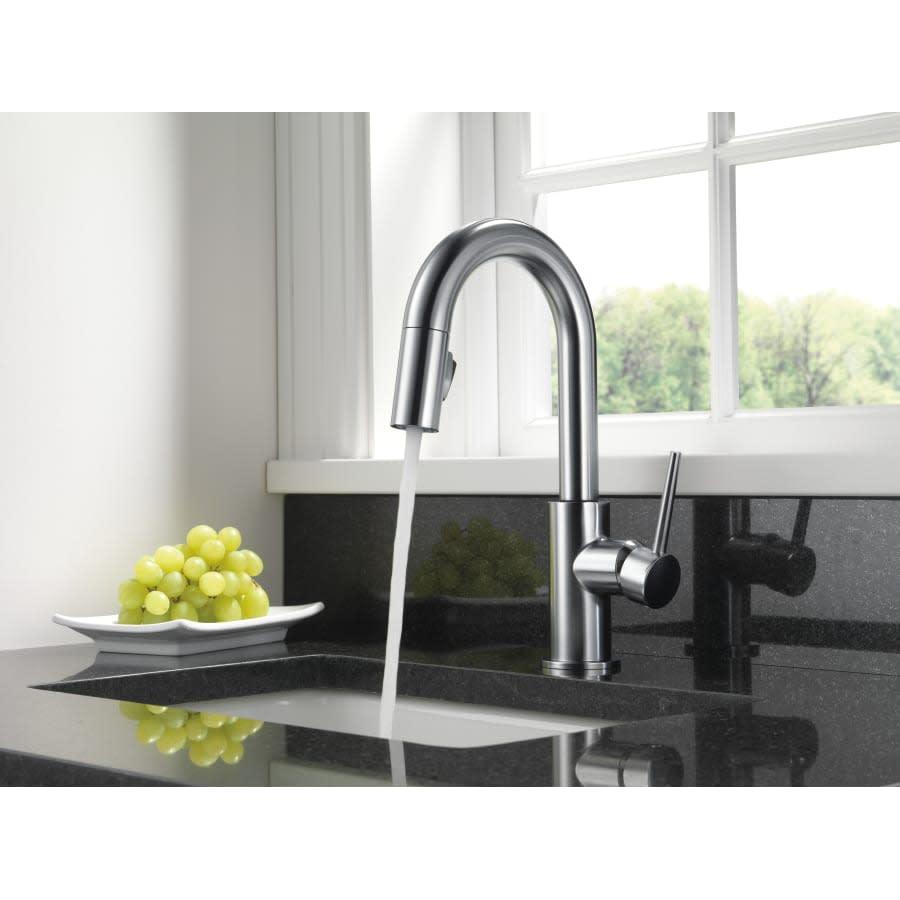 Trinsic 1.8 GPM Single Hole Pull-Down Bar/Prep Faucet with Magnetic Docking Spray Head - hcfhr48ywsqsliegsaoi@2x.jpg