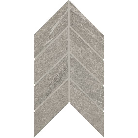 Montesano Medium Gray Chevron 2X5 Matte