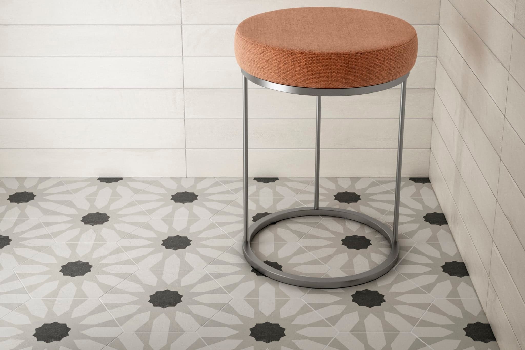 Allora 8.5" x 10" Matte Fiore Hexagon Deco Porcelain Tile - hdgkmvaaue0svdlvwhtr@2x.jpg