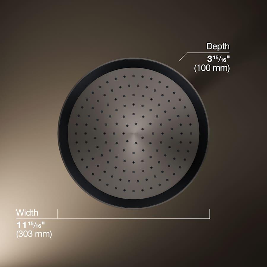 Statement Round 12" Single Function 2.5 GPM Rainhead with MasterClean Sprayface and Katalyst Air-Induction Technology - hed2yjca9ajimjqjglaw@2x.jpg