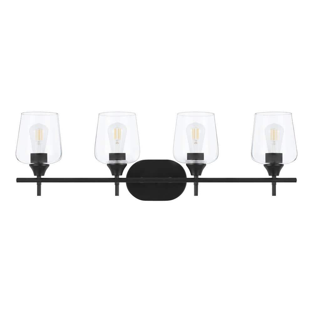 Pavlen 33 in. 4-Lights Black Vanity Light with Clear Glass Shade - hevqdx33cebgvpniya6d@2x.jpg