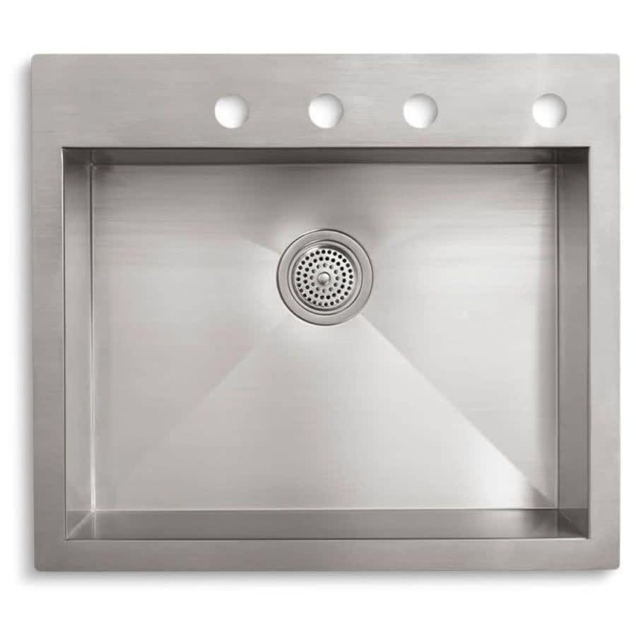 Vault 25" Single Basin Top-Mount/Under-Mount 18-Gauge Stainless Steel Kitchen Sink with SilentShield - hfowvqnkjbpm7arjbgb2@2x.jpg