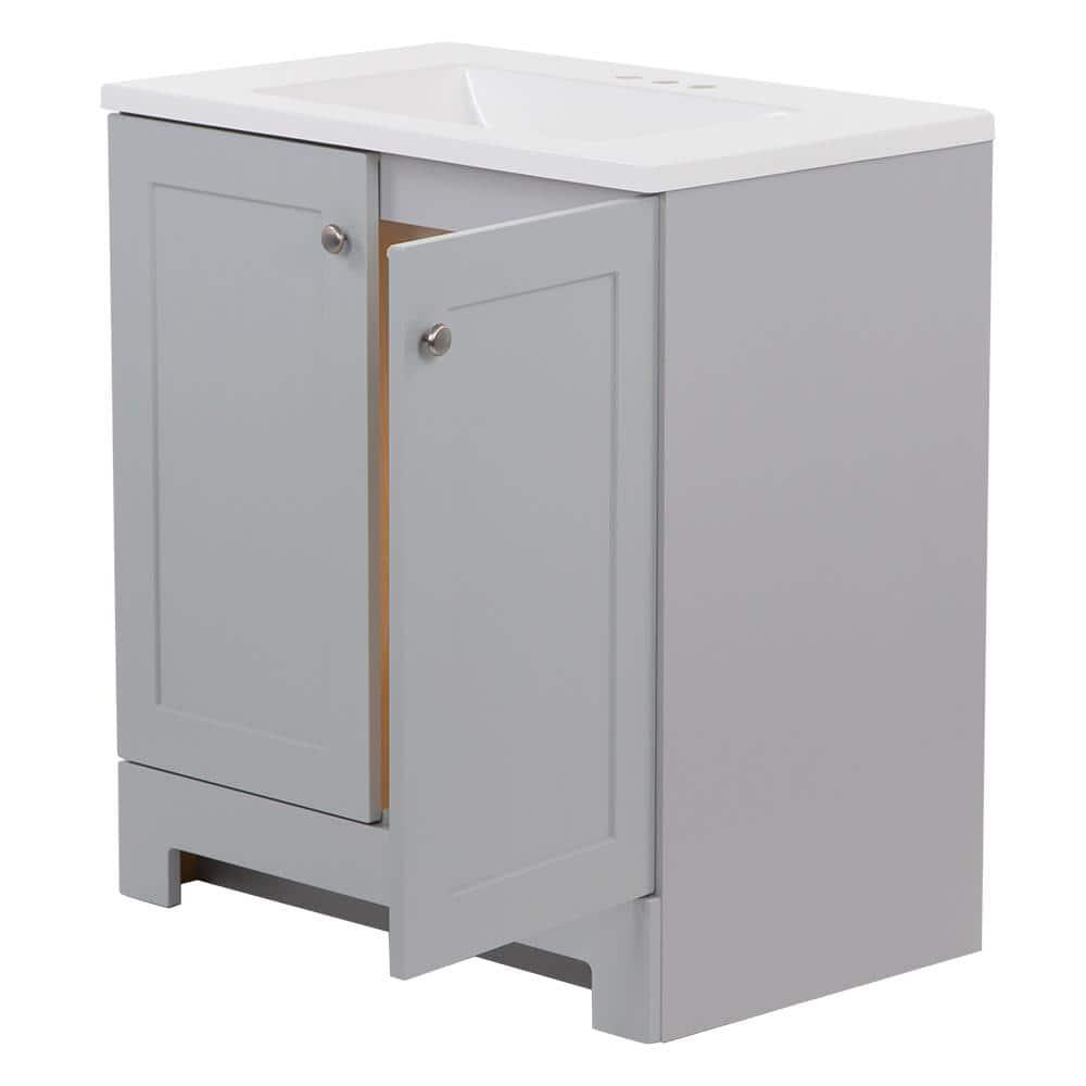 30 in. W x 19 in. D x 33 in. H Single Sink Freestanding Bath Vanity in Pearl Gray with White Cultured Marble Top - hfyqmxgpwk2o3hmmmedn@2x.jpg