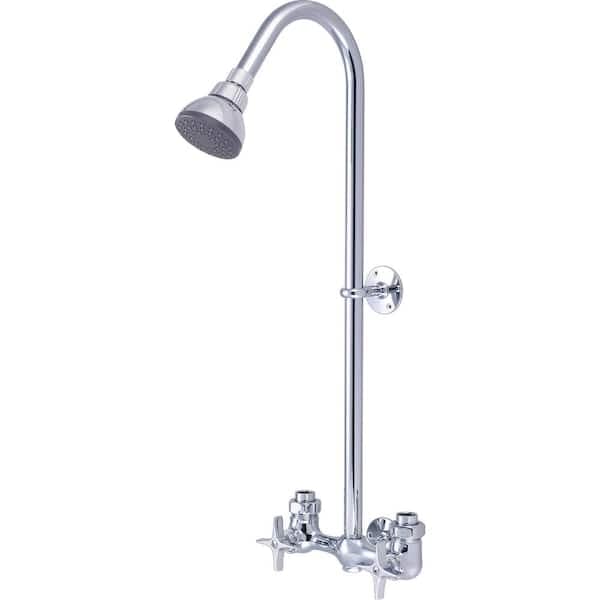 Central Brass Double-Handles 1-Spray Exposed Shower Faucet in Chrome (Valve Included) 1379 - hfz7y4mszb9b70lzuhhq@2x.jpg