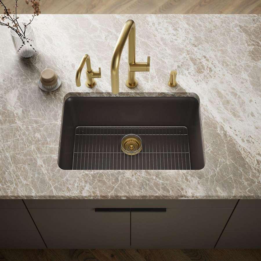 Cairn 27-1/2" Undermount Single Bowl Neoroc Granite Composite Kitchen Sink with Bottom Sink Rack - hg7dmrwiaerjfsajf9rp@2x.jpg