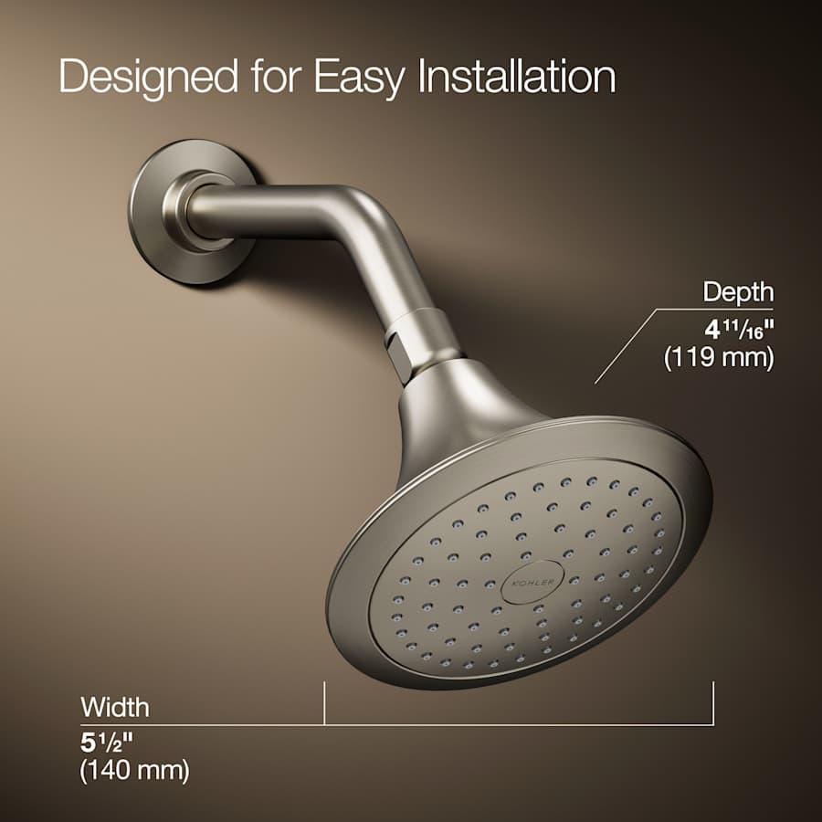 Forte 2.5 GPM Single Function Shower Head with Katalyst Air-induction Technology - hgxkz9rngwfkmxdwucix@2x.jpg