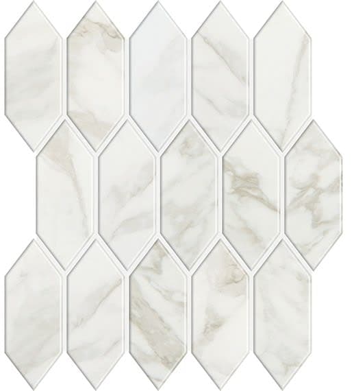 Marble Obsession Arabescato Picket 2X5 Satin