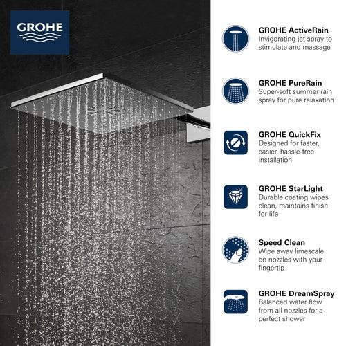 Rainshower 1.75 GPM Multi Function Square Shower Head with Shower Arm, Flange, and Rough-In Set - hiafb6wi6ntfb5d4h3o4_x500.jpg