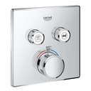 Grohtherm Two Function Thermostatic Valve Trim Only with Triple Knob / Push Button Handles, Integrated Diverter, and Volume Control - Less Rough In - himradhx7bwzwymihjxo@2x.jpg