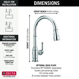 Broderick 1.8 GPM Single Hole Pull Down Kitchen Faucet - hinjk4hj9h5prdcioxtt@2x.jpg
