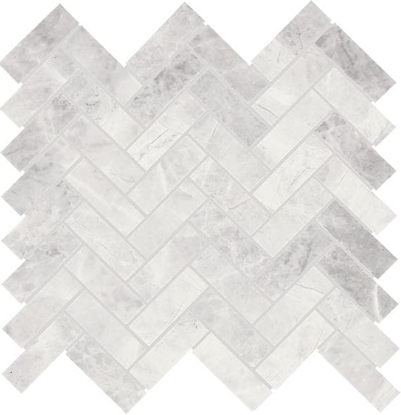 Eclessia Marble Cristallo Herringbone 1X3 Honed