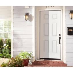 36 in. x 80 in. Premium 6-Panel Right-Hand Inswing Primed Steel Prehung Front Exterior Door with Brickmold - hjqvzkbp6kje6uygrnry@2x.jpg