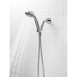 Glacier Bay 1-Spray Wall Mount Handheld Shower Head 1.8 GPM in Chrome 8466000HC - hkgrd0ecoinxzbt6f6nm@2x.jpg