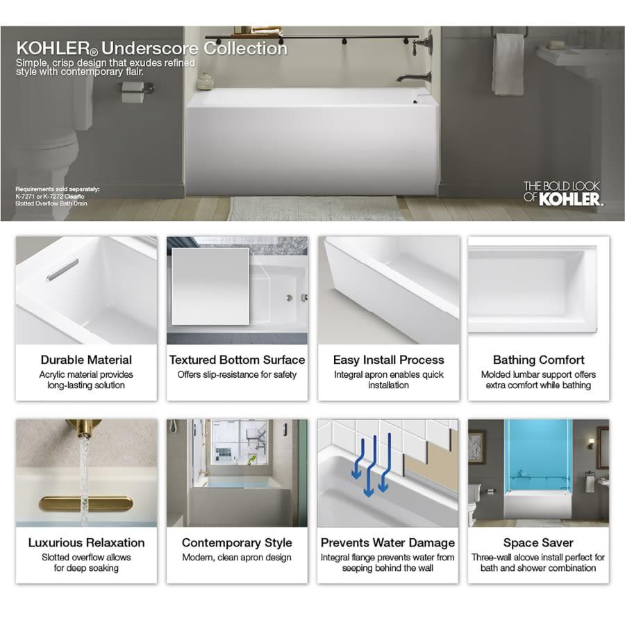 Underscore 60" Soaking Bathtub for Three Wall Alcove Installation with Right Hand Drain - hlkxspu014ucgwyryl8g@2x.jpg