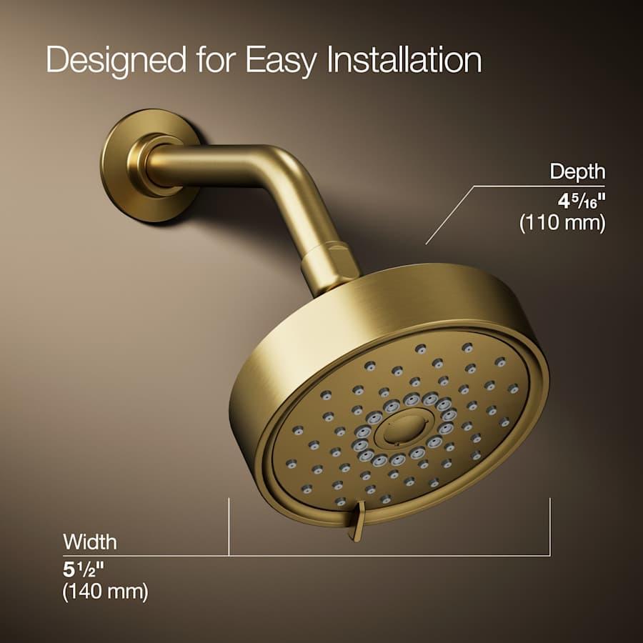 Purist 2.5 GPM Multi Function Shower Head with MasterClean and Katalyst Air-Induction Spray Technology - hlqjm8lyqsb3pygfdoyh@2x.jpg