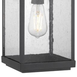 Park Court 19 in. 1-Light Textured Black Traditional Outdoor Wall Lantern with Clear Seeded Glass - hmsvr5xzju9dxwakbwlh@2x.jpg