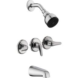 Glacier Bay Aragon Triple Handle 1-Spray Tub and Shower Faucet 1.8 GPM in Chrome (Valve Included) - hodcdizmqshrinz5evny@2x.jpg