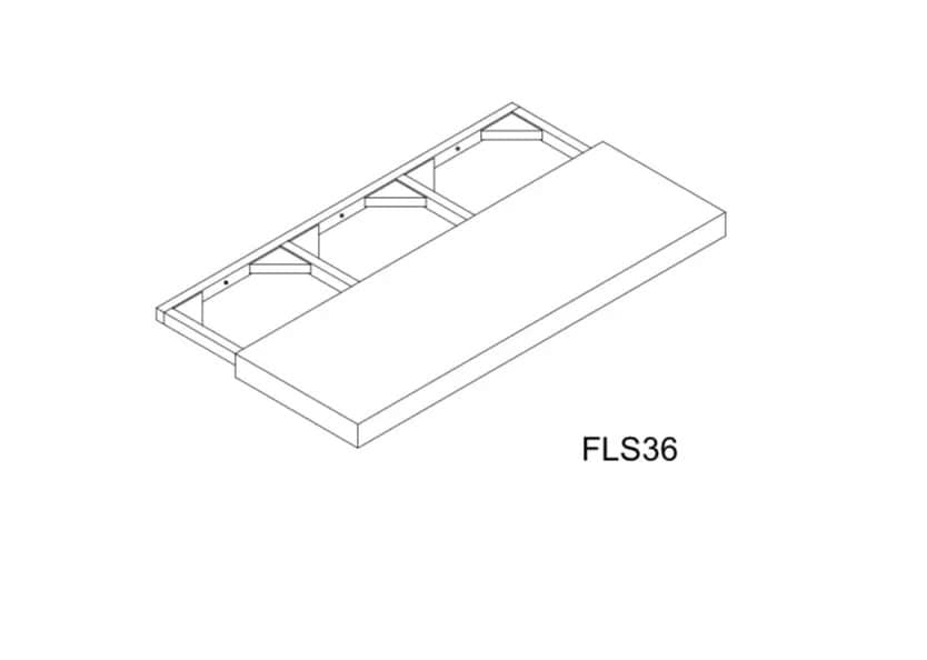 Floating Shelf - 30"W x 2"H x 12"D