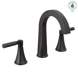 Delta Lorna 8 in. Widespread Double Handle Bathroom Faucet with Drain Kit Included in Matte Black 35839LF-BL - hqqr5ll8kmp5unaddxbv@2x.jpg