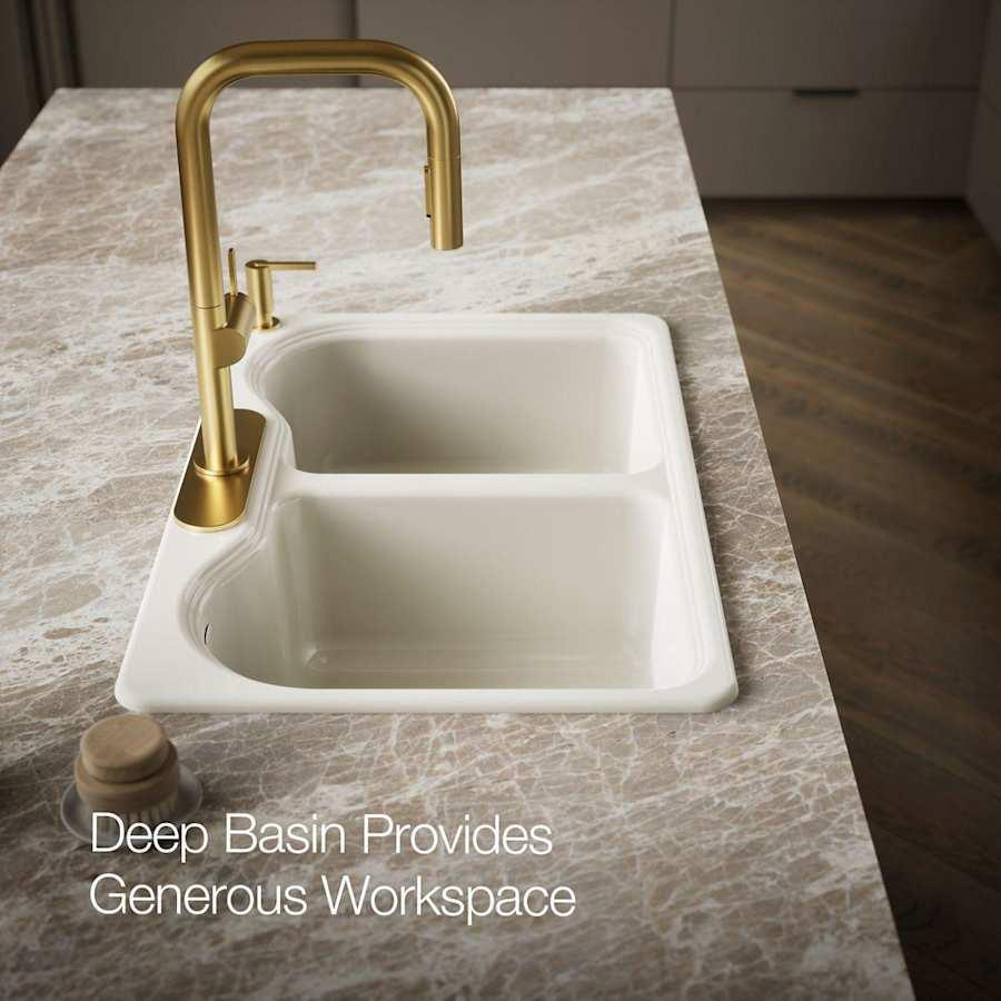 Hartland 33" Double Basin Top-Mount Enameled Cast-Iron Kitchen Sink - hqqx6fmugsj0kit0batj@2x.jpg