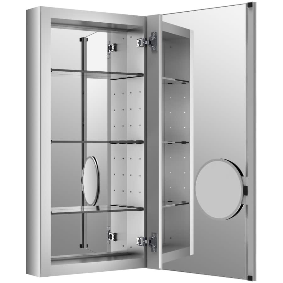 Verdera 15" x 30" Medicine Cabinet with Slow-Close Hinges, Integral Magnifying Mirror and Three Adjustable Shelves - hqtjxhoirkwihhitwkmo@2x.jpg