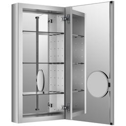 Verdera 15" x 30" Medicine Cabinet with Slow-Close Hinges, Integral Magnifying Mirror and Three Adjustable Shelves - hqtjxhoirkwihhitwkmo@2x.jpg