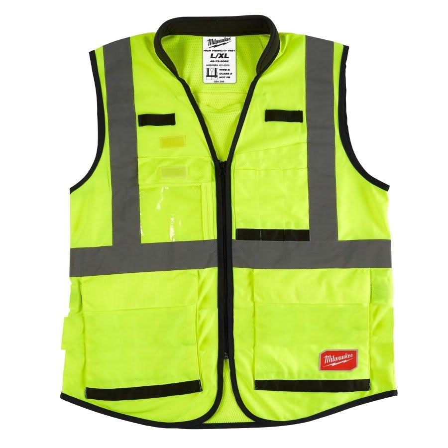 Performance Safety Vest, L/XL, Hi-Viz Yellow, Polyester, Hook and Loop/Zipper Closure, 15 Pockets, ANSI Class Class 2, ANSI/ISEA 107-15 Type R - hrtf9ldtdagwzokzxrib@2x.jpg