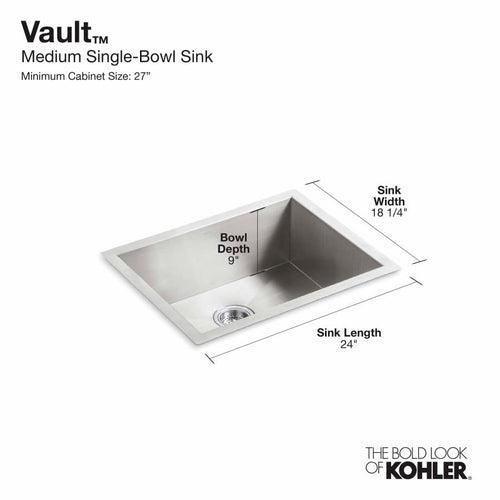 Vault 24" Undermount Single Basin Stainless Steel Kitchen Sink with SilentShield Technology - hs6kljfmmnj35dtgpb6v_x500.jpg