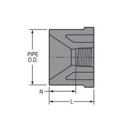 Bushing, 1-1/2 x 1/2 in, Spigot x FNPT, SCH 80/XH, PVC - hul0affr6irlvsizlq9o@2x.jpg