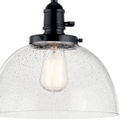 Avery Single Light 10" Wide Pendant with Clear Seedy Glass Shade - hviivj9sdjqt6x8hkuf5@2x.jpg