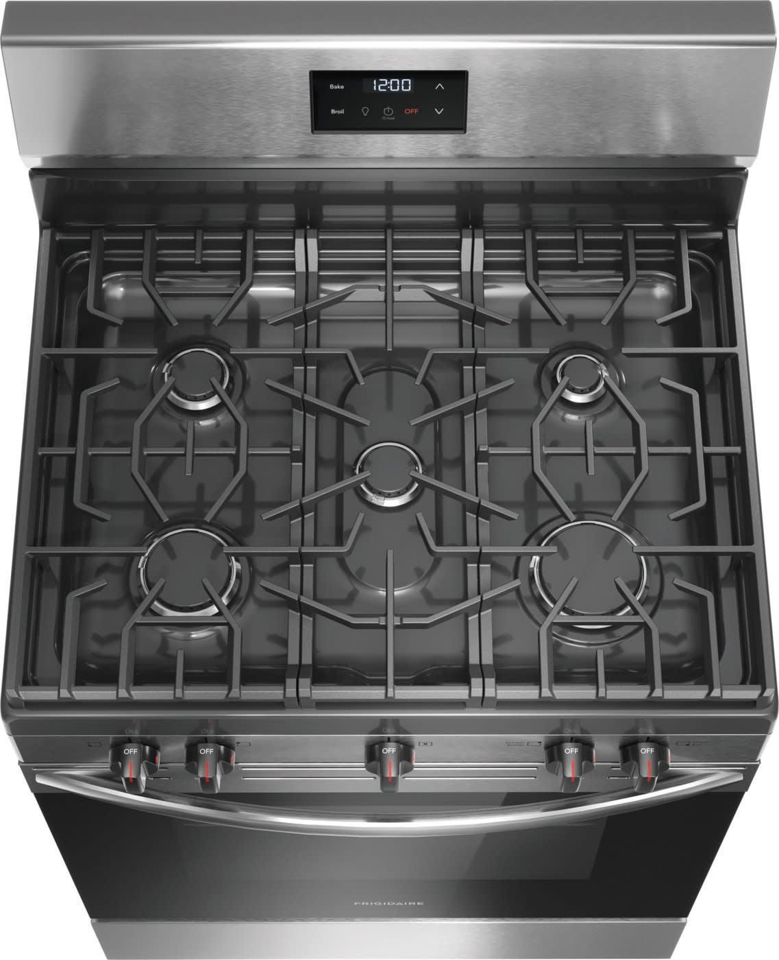 Frigidaire 30 in. 5 Burner Freestanding Gas Range in Stainless Steel - hvttdefqdi8em0nj282u@2x.jpg