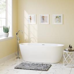 Cornwall 67" Free Standing Acrylic Soaking Tub with Center Drain, Drain Assembly, and Overflow - hwhezznlmwsuuen47vrm@2x.jpg