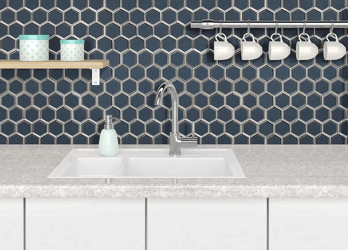 Vague Blue 3" Hexagon Mosaic Tile - hwmuwcw8f2epowzhnrcn@2x.jpg