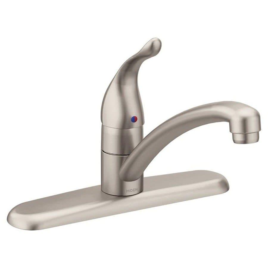 Chateau® Kitchen Faucet, Deck Mount, ADA, 1 Lever Handle, 4-Hole, Spot Resist Stainless - hxfsflpq5x1wnddt0ysc@2x.jpg